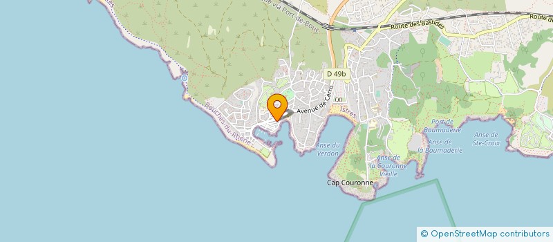 localisation de l'entreprise MONSIEUR FREDERIC DESMARIES à MARTIGUES