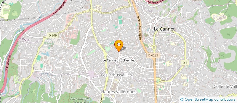 localisation de l'entreprise MONSIEUR FREDERIC DESMONS à LE CANNET