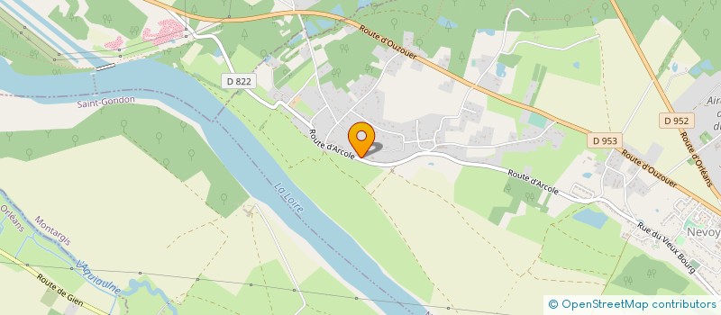 localisation de l'entreprise MONSIEUR FREDERIC DESMOULINS à GIEN