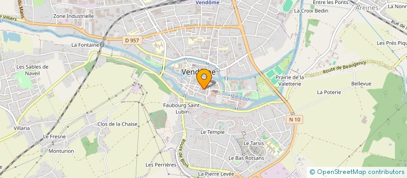 localisation de l'entreprise MONSIEUR FREDERIC DESON à VENDOME