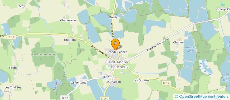 localisation de l'entreprise MONSIEUR FREDERIC DESPIERRES  SAINT-ANDRE-LE-BOUCHOUX