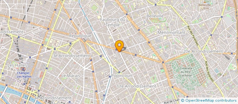 localisation de l'entreprise MONSIEUR FREDERIC DESPORTES  PARIS