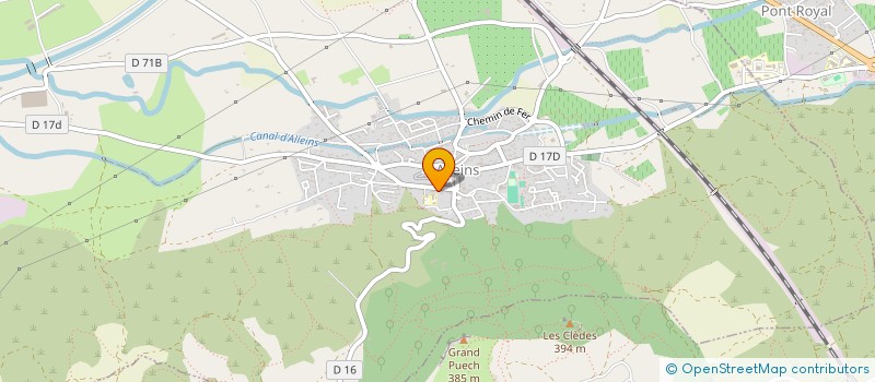 localisation de l'entreprise MONSIEUR FREDERIC DESPREAUX DE SAINT SAUVEUR  ALLEINS