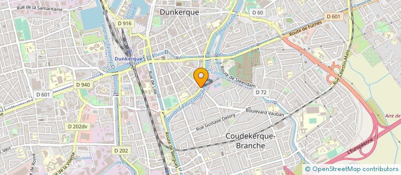 localisation de l'entreprise MONSIEUR FREDERIC DESSINGUE à DUNKERQUE