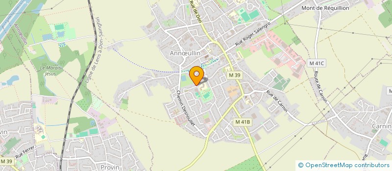 localisation de l'entreprise MONSIEUR FREDERIC DESTAMPES  ANNULLIN