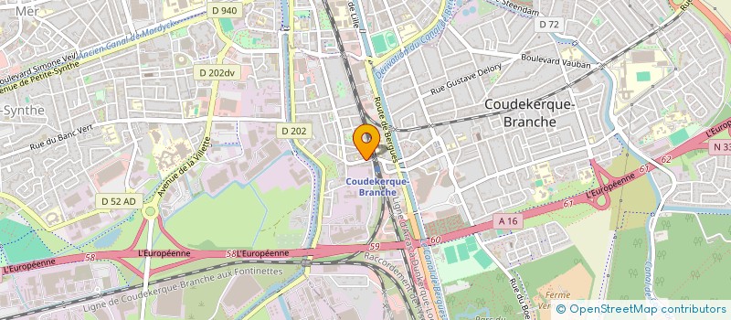 localisation de l'entreprise MONSIEUR FREDERIC DESTIERDT  COUDEKERQUE-BRANCHE