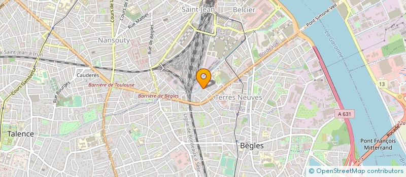 localisation de l'entreprise MONSIEUR FREDERIC DESTOUR  BORDEAUX