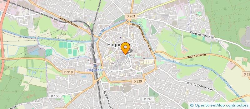 localisation de l'entreprise MONSIEUR FREDERIC DETREZ  HAGUENAU