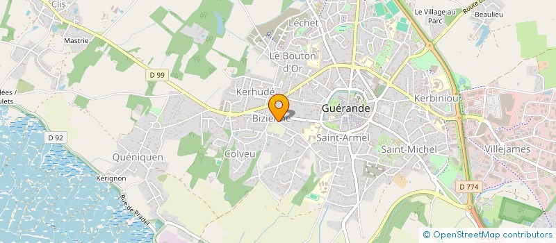 localisation de l'entreprise MONSIEUR FREDERIC DEVAUX  GUERANDE