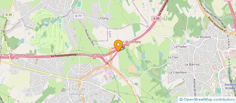 localisation de l'entreprise MONSIEUR FREDERIC DEVAUX  DARDILLY