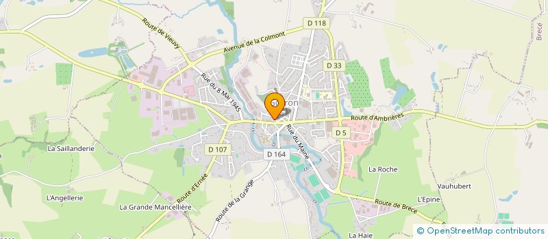 localisation de l'entreprise MONSIEUR FREDERIC DEVELTER  GORRON