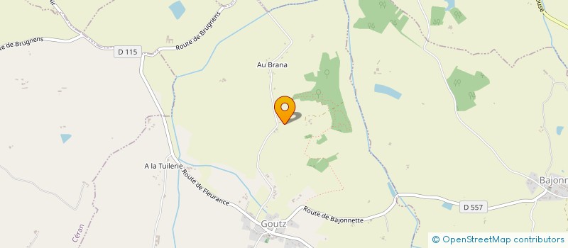 localisation de l'entreprise MONSIEUR FREDERIC DEVEZE  GOUTZ