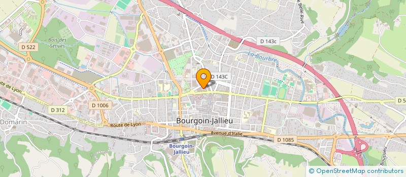 localisation de l'entreprise MONSIEUR FREDERIC DEVIGNES  BOURGOIN-JALLIEU