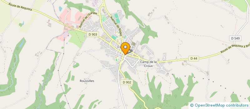 localisation de l'entreprise MONSIEUR FREDERIC DEVILLE  SAINT-BENOIT-DE-CARMAUX