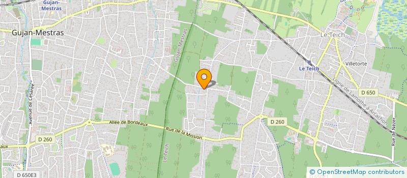 localisation de l'entreprise MONSIEUR FREDERIC DHO  LE TEICH