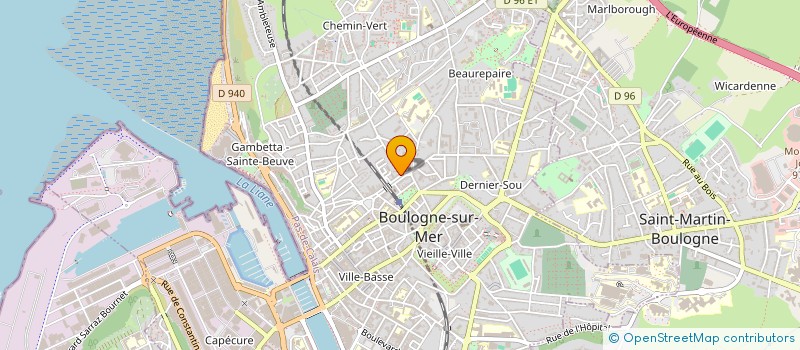 localisation de l'entreprise MONSIEUR FREDERIC DHUIME à BOULOGNE-SUR-MER