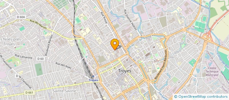 localisation de l'entreprise MONSIEUR FREDERIC DIARD  TROYES