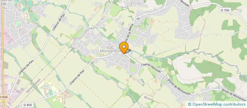 localisation de l'entreprise MONSIEUR FREDERIC DIAS  MONTARDON