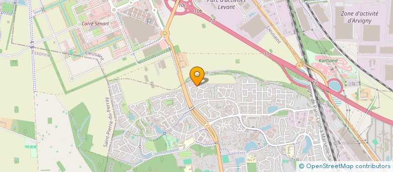 localisation de l'entreprise MONSIEUR FREDERIC DIAS  SAVIGNY-LE-TEMPLE