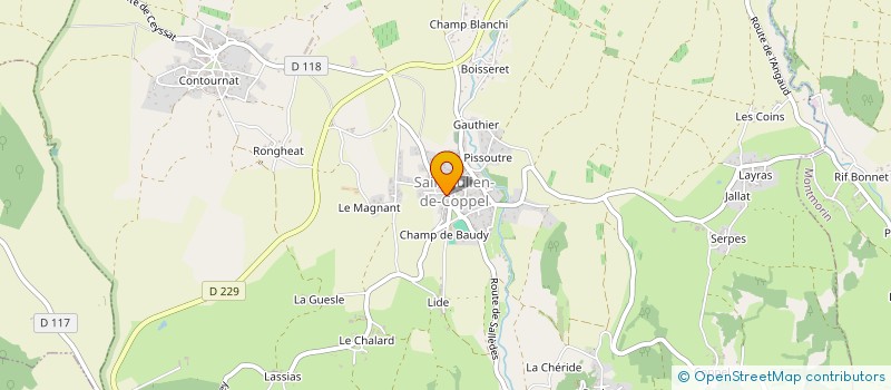 localisation de l'entreprise MONSIEUR FREDERIC DIAS DE ALMEIDA  BONGHEAT