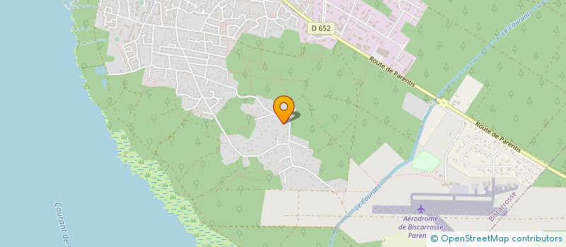 localisation de l'entreprise MONSIEUR FREDERIC DIAZ  BISCARROSSE