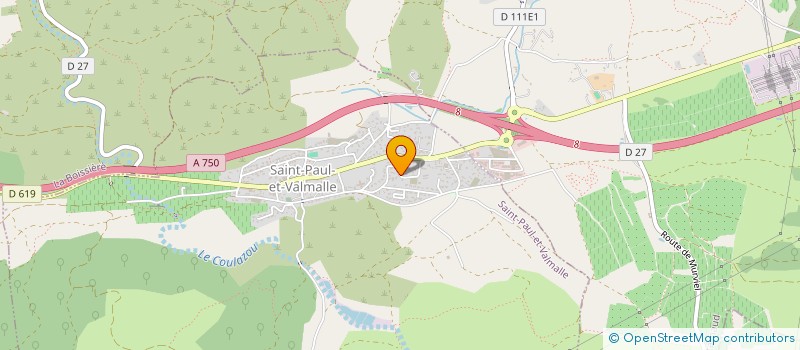 localisation de l'entreprise MONSIEUR FREDERIC DIAZ  SAINT-PAUL-ET-VALMALLE