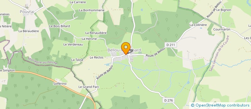localisation de l'entreprise MONSIEUR FREDERIC DIAZ à BELLOU-LE-TRICHARD