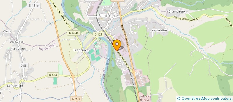 localisation de l'entreprise MONSIEUR FREDERIC DICHAMP  SAINT-YORRE