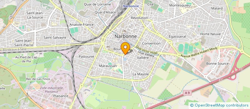 localisation de l'entreprise MONSIEUR FREDERIC DICHARD  NARBONNE