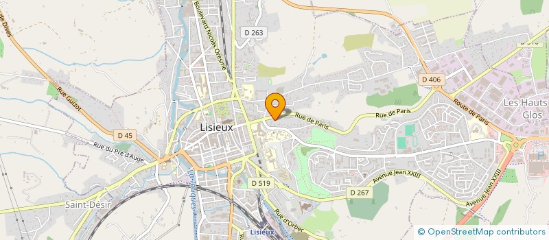 localisation de l'entreprise MONSIEUR FREDERIC DIESNIS  LISIEUX