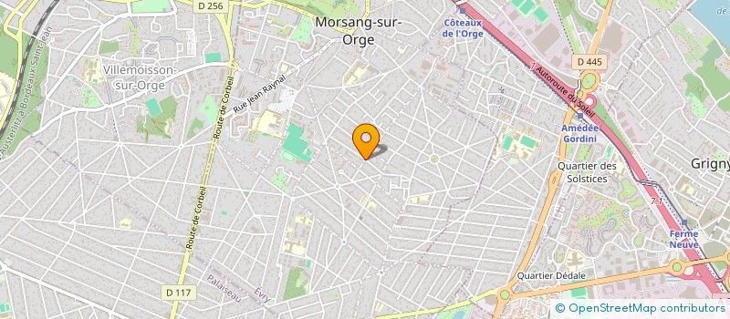 localisation de l'entreprise MONSIEUR FREDERIC DIETRICH  MORSANG-SUR-ORGE