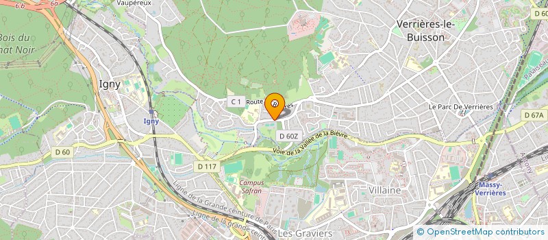 localisation de l'entreprise MONSIEUR FREDERIC DIEU  VERRIERES-LE-BUISSON