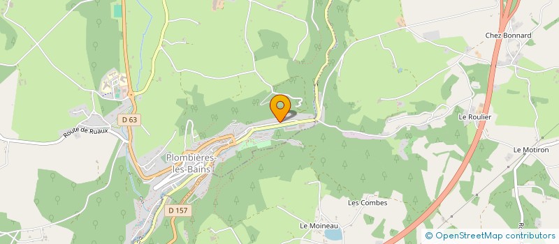 localisation de l'entreprise MONSIEUR FREDERIC DIEUDONNE  PLOMBIERES-LES-BAINS