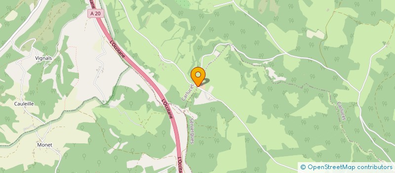 localisation de l'entreprise MONSIEUR FREDERIC DIEZ  SENIERGUES