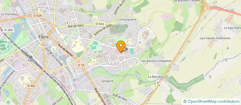 localisation de l'entreprise MONSIEUR FREDERIC DIJOUX à FLERS