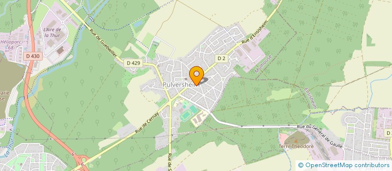 localisation de l'entreprise MONSIEUR FREDERIC DINAMICO  PULVERSHEIM