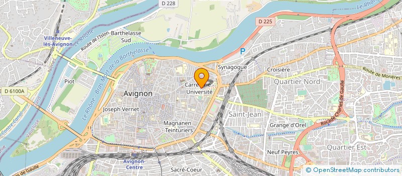 localisation de l'entreprise MONSIEUR FREDERIC DLUGOKECKI  AVIGNON