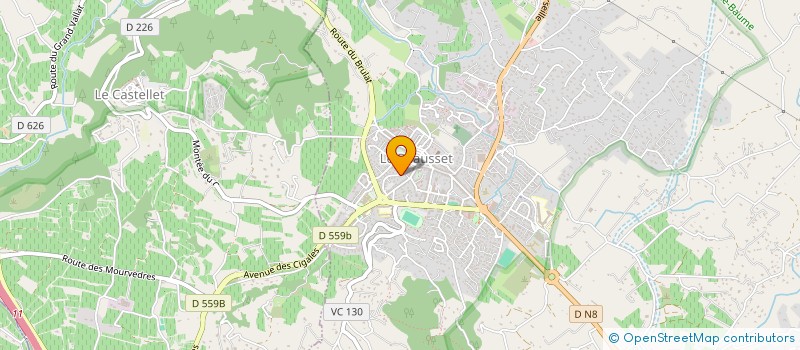 localisation de l'entreprise MONSIEUR FREDERIC DOBY  LE BEAUSSET