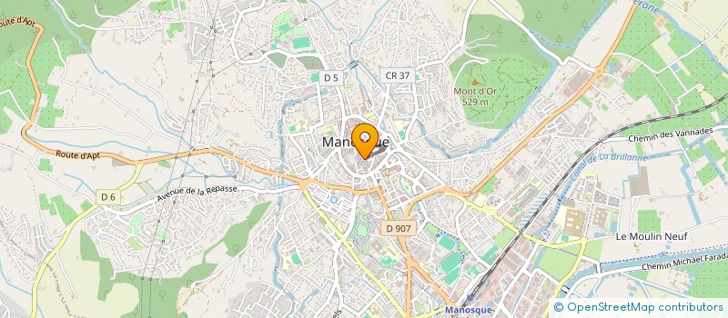 localisation de l'entreprise MONSIEUR FREDERIC DOHEN à MANOSQUE