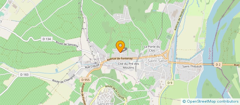 localisation de l'entreprise MONSIEUR FREDERIC DOISNE  SAINT-SATUR