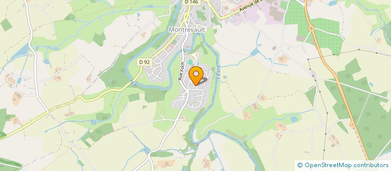 localisation de l'entreprise MONSIEUR FREDERIC DOISY à MONTREVAULT-SUR-EVRE