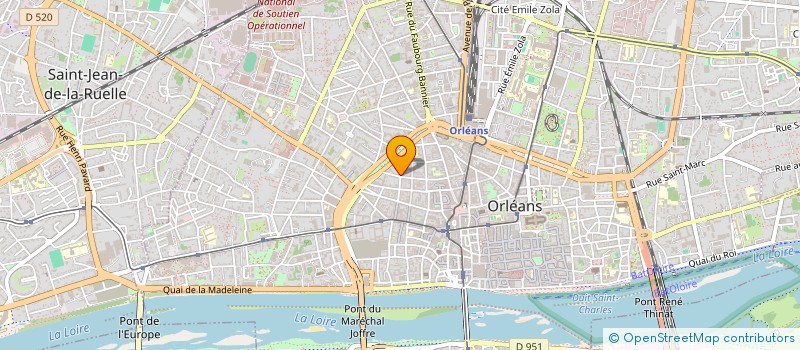 localisation de l'entreprise MONSIEUR FREDERIC DOLIGE  ORLEANS