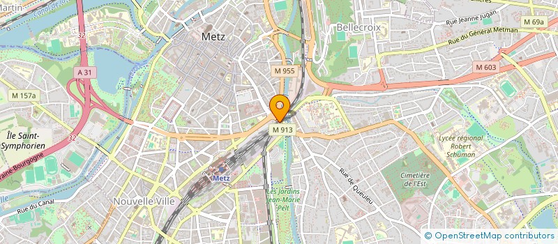 localisation de l'entreprise MONSIEUR FREDERIC DOLLEN  METZ