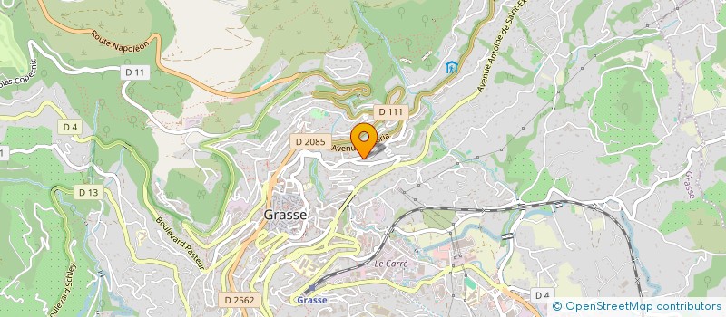 localisation de l'entreprise MONSIEUR FREDERIC DOMENGE  GRASSE