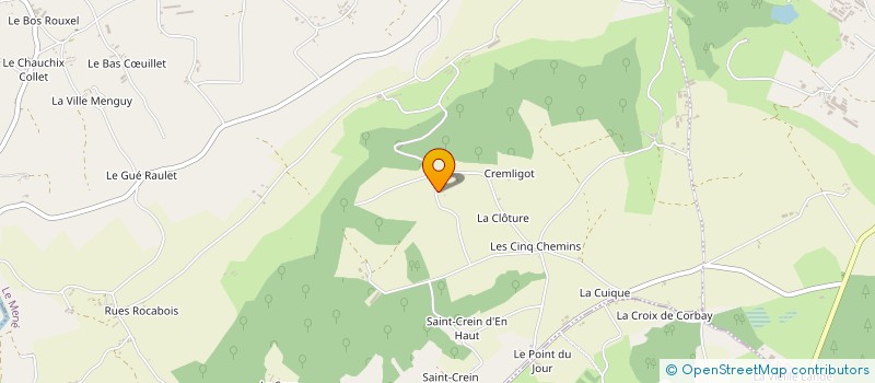 localisation de l'entreprise MONSIEUR FREDERIC DONVAL à LE MENE