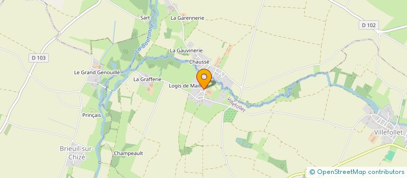 localisation de l'entreprise MONSIEUR FREDERIC DORAY à VILLEFOLLET