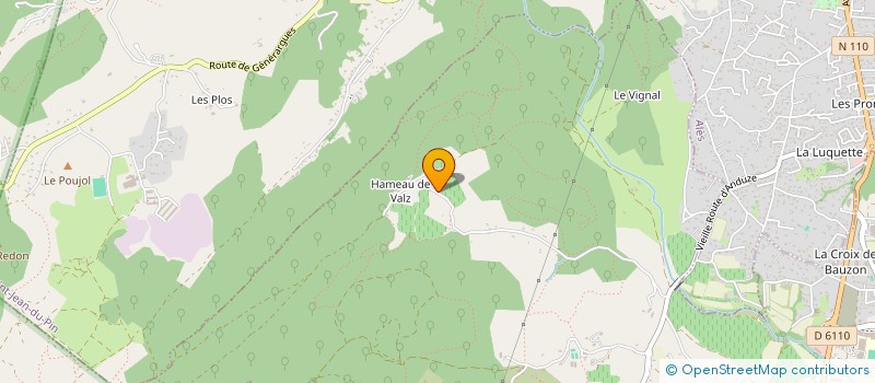 localisation de l'entreprise MONSIEUR FREDERIC DORISON  SAINT-CHRISTOL-LEZ-ALES