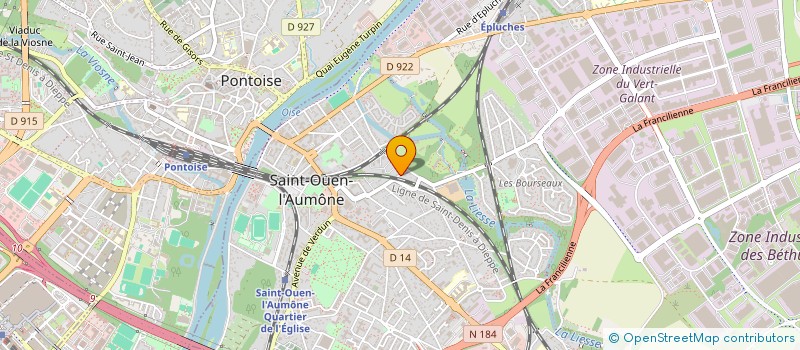 localisation de l'entreprise MONSIEUR FREDERIC DORNE  SAINT-OUEN-L'AUMONE