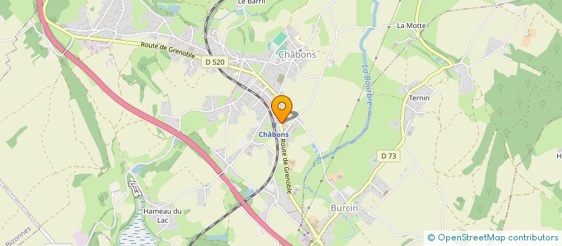 localisation de l'entreprise MONSIEUR FREDERIC DOS ANJOS  CHABONS