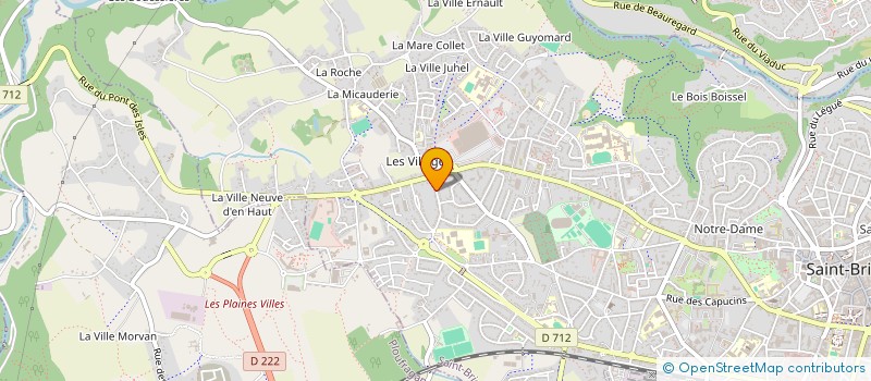 localisation de l'entreprise MONSIEUR FREDERIC DOS SANTOS  SAINT-BRIEUC